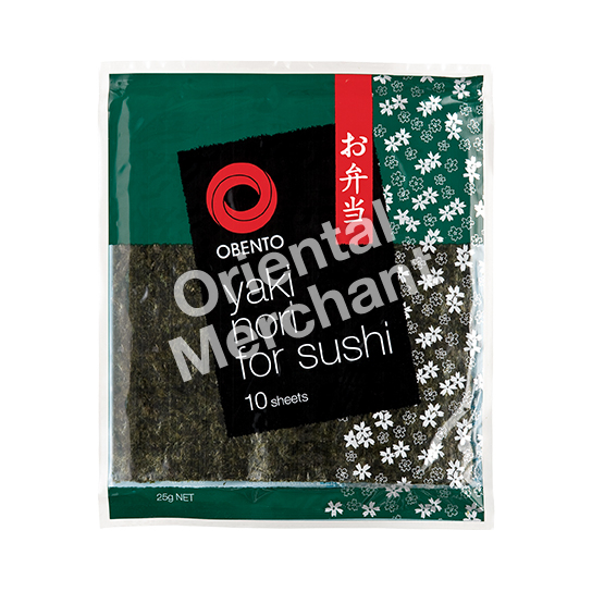 Obento Yaki Nori for Sushi (10 Sheets) 25g