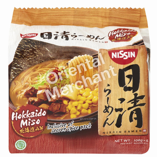 Nissin Ramen (Hokkaido Miso) 106gx5packs