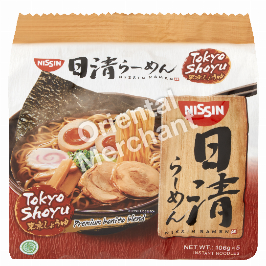 Nissin Ramen (Tokyo Shoyu) 106gx5packs