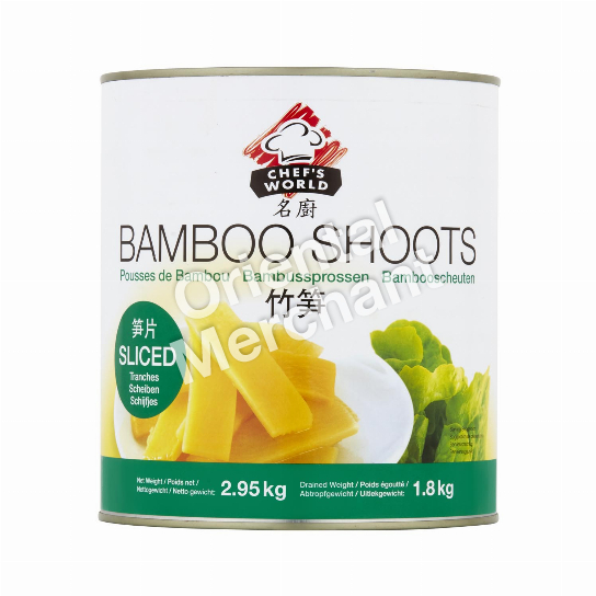 Chef's World Bamboo Shoots Sliced 2.95kg