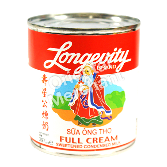 Longevity Full Cream Sweetened Condensed Milk 397g