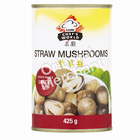 Chef's World Straw Mushrooms (Large) 425g