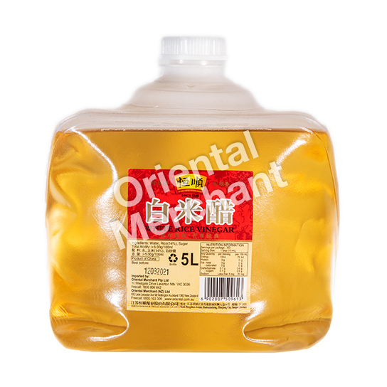 Heng Shun White Rice Vinegar 5L