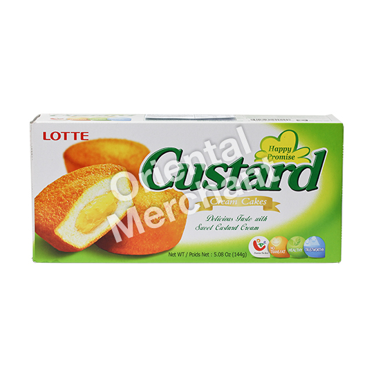 Lotte Custard Cream Cakes 23gx6packs