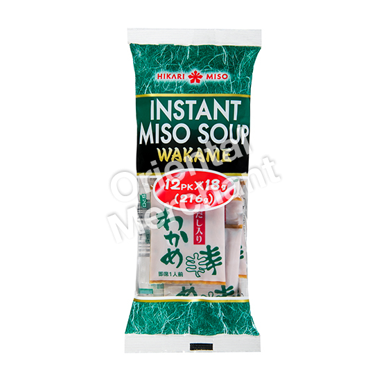 Hikari Miso Instant Miso Soup Wakame 18gx12packs