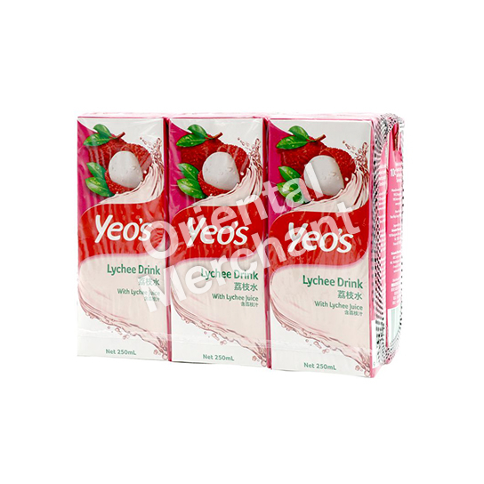 Yeo's Lychee Drink 250mLx6packs