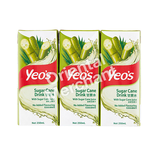 Yeo's Sugar Cane Drink 250mLx6packs