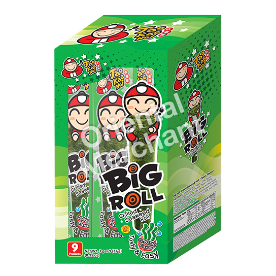 Tao Kae Noi Big Roll Grilled Seaweed Roll (Classic Flavour) 3gx9packs