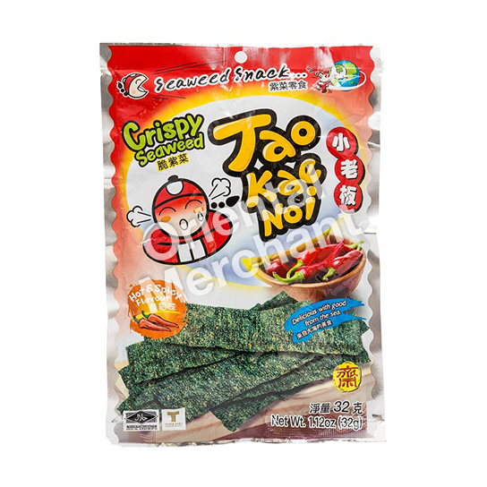 Tao Kae Noi Crispy Seaweed (Hot & Spicy Flavour) 32g
