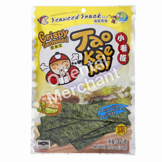 Tao Kae Noi Crispy Seaweed (Wasabi Flavour) 32g