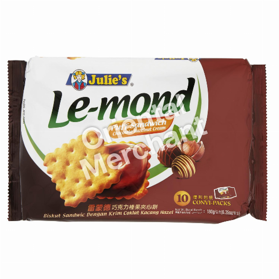 Julie's Le-mond Puff Sandwich (Chocolate Hazelnut Cream) 180g