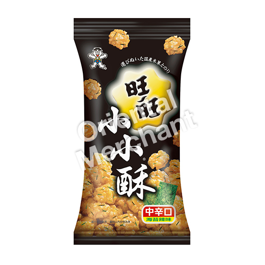Want Want Mini Fried Crackers (Spicy Seaweed Flavour) 60g