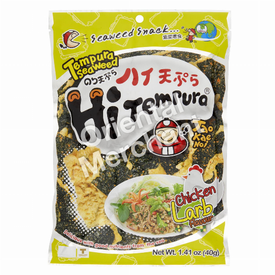 Tao Kae Noi Tempura Seaweed (Chicken Larb Flavour) 40g